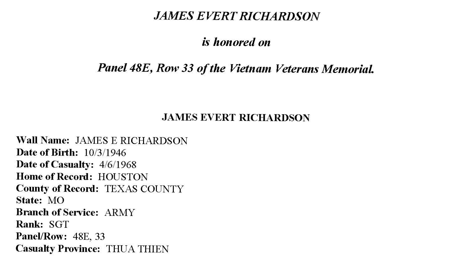James Evert Richardson